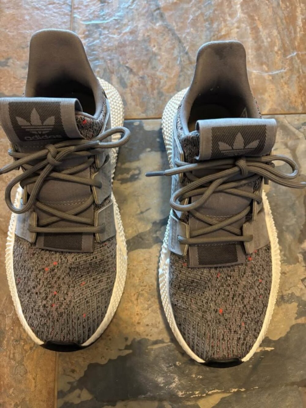 adidas Prophere Grey Solar Red